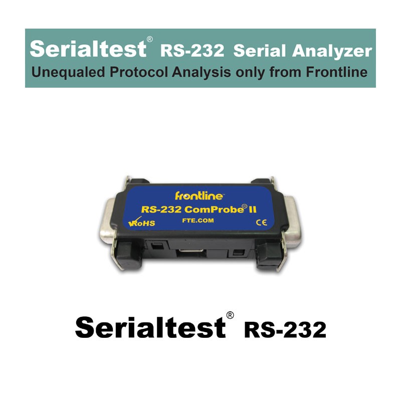 Serialtest RS-232 Cover Picture with ComProbe RS-232 II Serialtest RS-232 Cover Picture with ComProbe RS-232 II