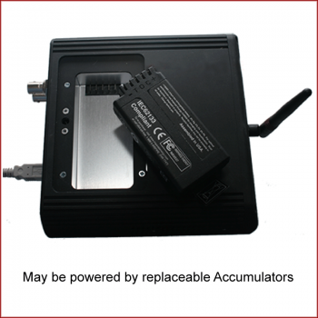 SODERA may be powered by replaceable accumulators
